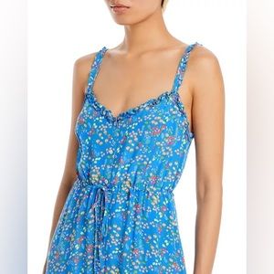 Rails
Adalyn Ruffle Trim Midi Dress in Blue Citris